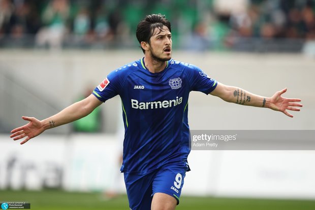 شکستن طلسم مهاجم ایرانی و اولین گل سردار آزمون در آلمان+ عکس و ویدیو