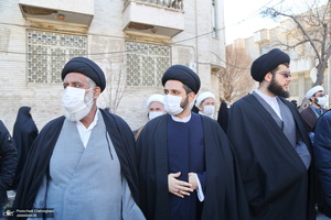 مراسم تشییع آیت الله العظمی صافی گلپایگانی (ره) در قم -1