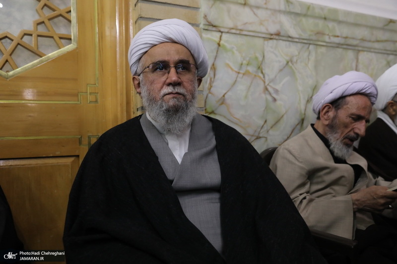 مراسم چهلم شهیدان لاریجانی در حرم مطهر حضرت معصومه (س)