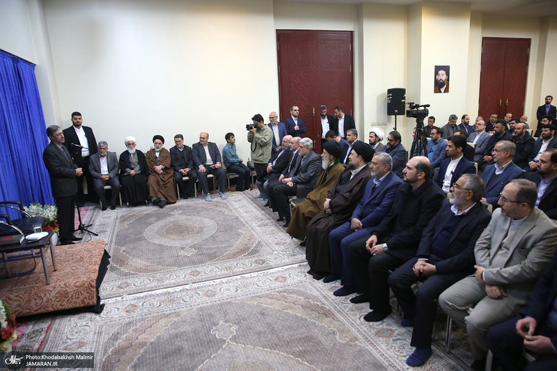دیدار رئیس، مدیران و کارکنان ستاد اجرایی فرمان امام (ره) با سید حسن خمینی