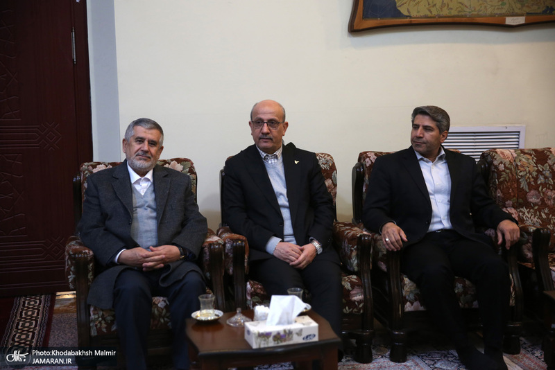 دیدار وزیر ارتباطات و معاونین با سید حسن خمینی