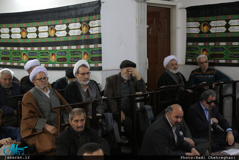 مراسم عزاداری شهات حضرت زهرا(س) در بیت آیت الله العظمی صانعی