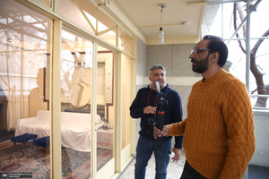 بازدید آقای جاوید چوهدری مجری ، مقاله نویس  پاکستان از بیت امام خمینی در جماران