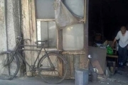 نصب المان نعلچگر ، امانتدار 45 ساله یک دوچرخه در زنجان