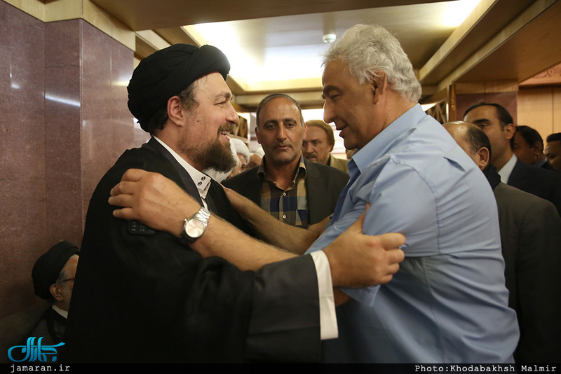 حضور سید حسن خمینی در مراسم ختم حجت الاسلام و المسلمین حمیدزاده 