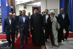 دیدار رئیس سازمان اداری و استخدامی و مدیران نظام اداری کشور با سید حسن خمینی