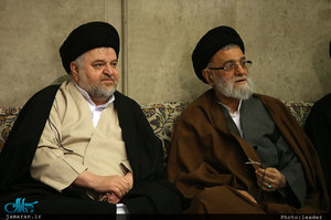 مراسم ترحیم آیت الله هاشمی رفسنجانی در حسینیه امام خمینی(ره)