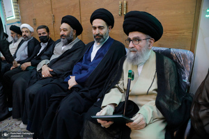 مراسم ختم همسر شهید آیت الله سید مصطفی خمینی (ره) -1