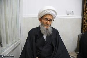 عزاداری شهادت حضرت فاطمه (س) در بیت آیت الله دوستی زنجانی‎