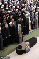 مراسم تشییع و اقامه نماز بر پیکر مرحوم آیت الله هاشمی‌شاهرودی