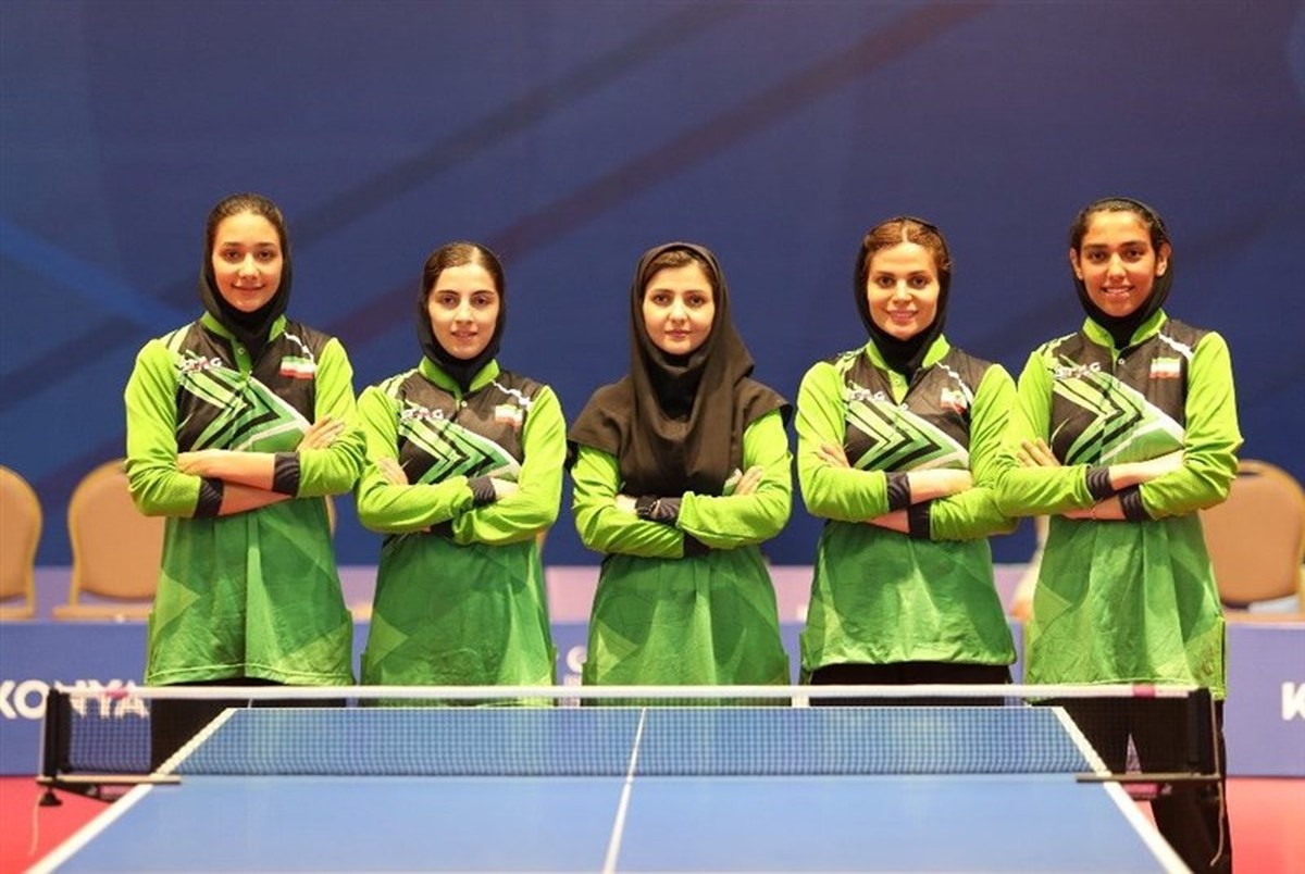 شکست زنان پینگ‌پنگ ایران در قهرمانی جهان