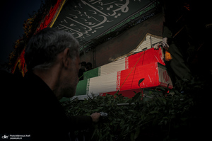 مراسم تشییع پیکرهای مطهر 100 شهید گمنام در تهران-4