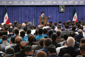 دیدار قهرمانان و مدال‌آوران ورزشی و المپیادهای علمی جهانی با رهبر معظم انقلاب