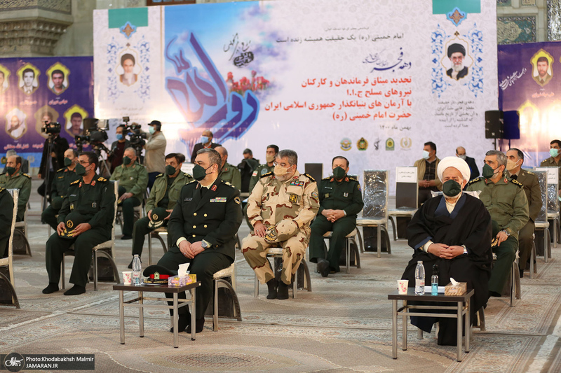 تجدید بیعت فرماندهان ارشد نیروهای مسلح با آرمان های حضرت امام خمینی (س) -2