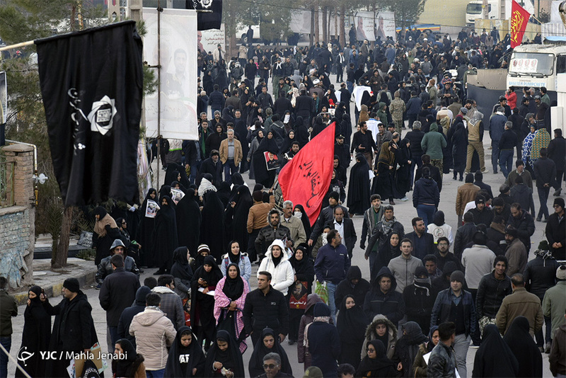 مراسم تشییع و خاکسپاری سردارحاج قاسم سلیمانی در کرمان