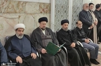 مراسم تشییع همسر مرحوم آیت الله حسن طاهری خرم آبادی