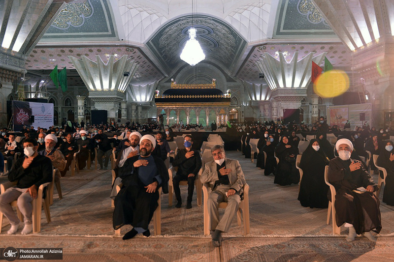 نخستین شب عزاداری حضرت سید الشهدا (ع) در حرم امام خمینی (س)