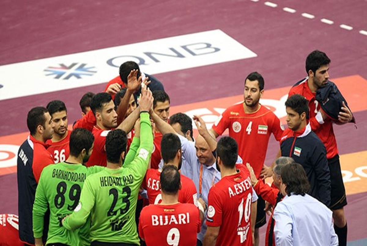  پیروزی تیم ملی هندبال ایران مقابل الجزایر