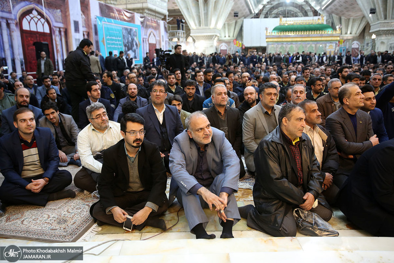 تجدید میثاق شهردار تهران و اعضای شورای اسلامی شهر تهران با آرمان های امام(س)