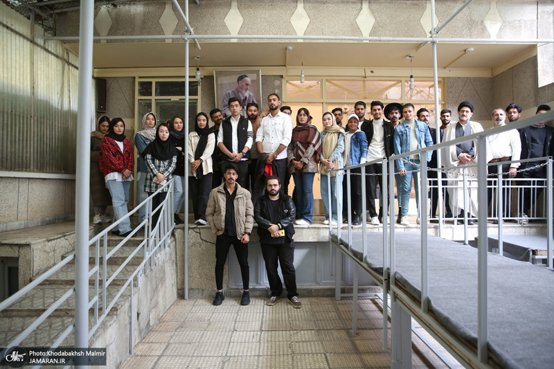 بازدید جمعی از دانشجویان عراقی و افغانستانی دانشگاه تهران جنوب از جماران