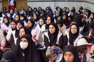 تجدیدمیثاق اعضای سازمان جوانان جمعیت هلال احمر با آرمان‌های امام خمینی(س)؛