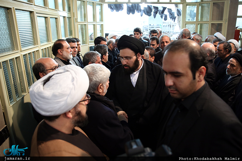 مراسم وداع با پیکر آیت الله هاشمی رفسنجانی در حسینیه جماران