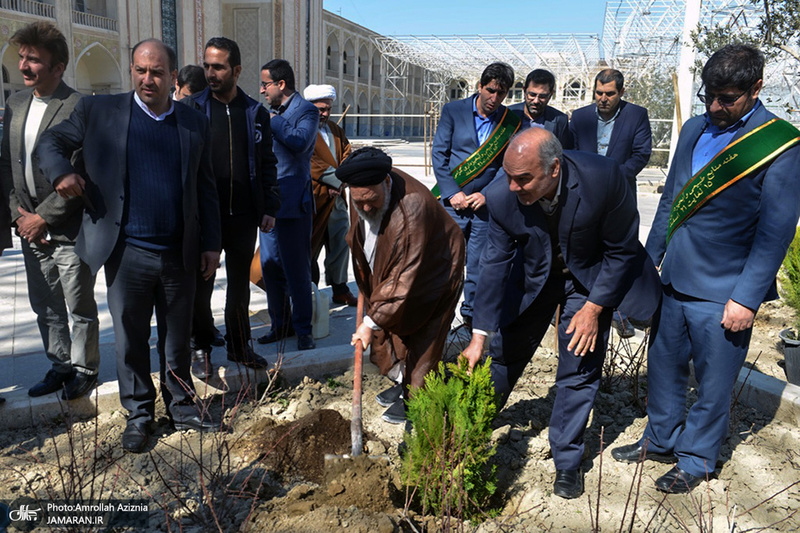 تجدید میثاق مدیران و کارکنان سازمان جنگل ها، مراتع و آبخیزداری کشور با آرمان های حضرت امام(س)