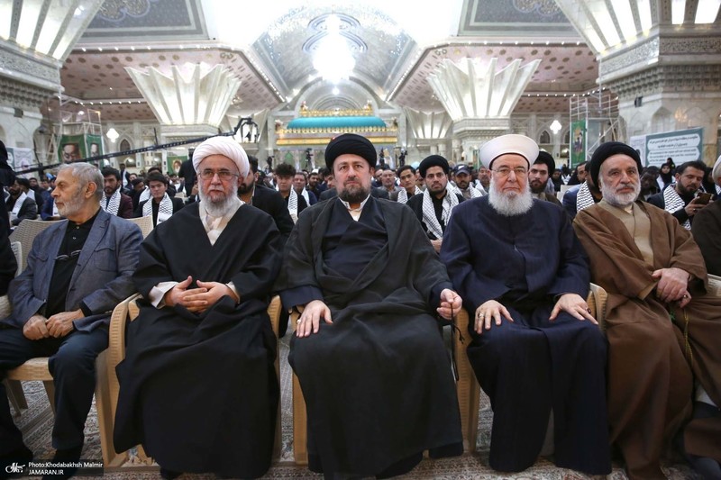 مراسم چهلم شهید سیدحسن نصرالله و سرلشکر نیلفروشان در حرم امام خمینی (س)