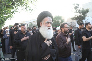 مراسم عزاداری شهادت حضرت علی(ع) با حضور آیت الله العظمی وحید خراسانی