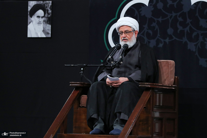 آخرین شب مراسم عزاداری حضرت فاطمه‌زهرا (س) در حسینیه امام خمینی