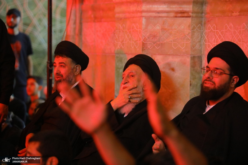 مراسم عزاداری سالروز شهادت امام جعفر صادق (ع) در مسجد اعظم قم