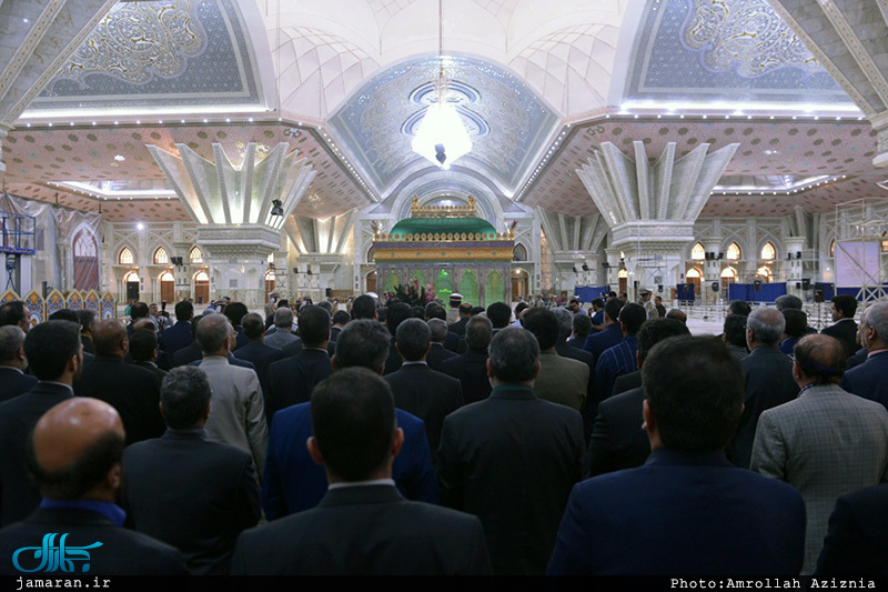 تجدید میثاق کارکنان و مدیران صنعت نفت با ارمان های حضرت امام(س)