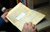 اهدای کتاب‌های روحانی به کتابخانه ملی ایران (9)