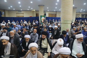 مراسم ختم مادر همسر آیت الله محمدجواد فاضل لنکرانی