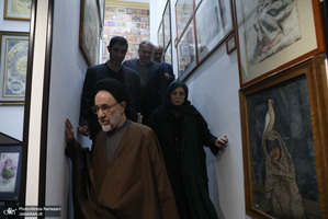 بازدید سید محمد خاتمی از موزه دکتر حسن حبیبی