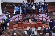 درگیری فیزیکی  نمایندگان افغانستان بر سر انتخاب رئیس پارلمان 