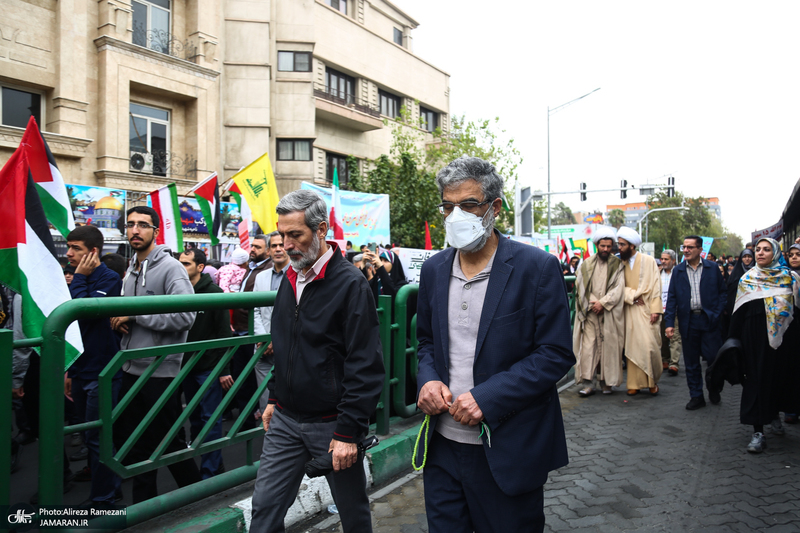 راهپیمایی مردم تهران در محکومیت جنایات رژیم صهیونیستی در فلسطین