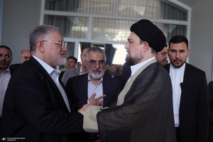 دیدار استاندار تهران و مدیران استان با سید حسن خمینی