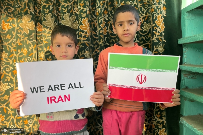 پویش «همه ما ایران هستیم» در کشمیر هند