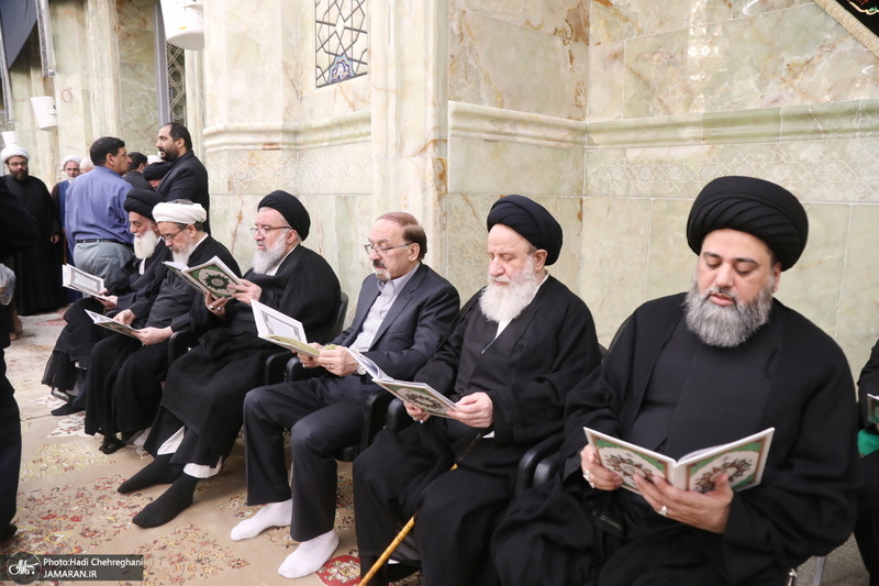 مراسم بزرگداشت مرحوم حاج محمد تقی انصاریان‎ در مسجد اعظم قم