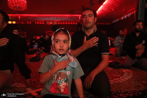 مراسم عزاداری ماه محرم در بیت مرحوم آیت الله العظمی هاشمی شاهرودی‎‎