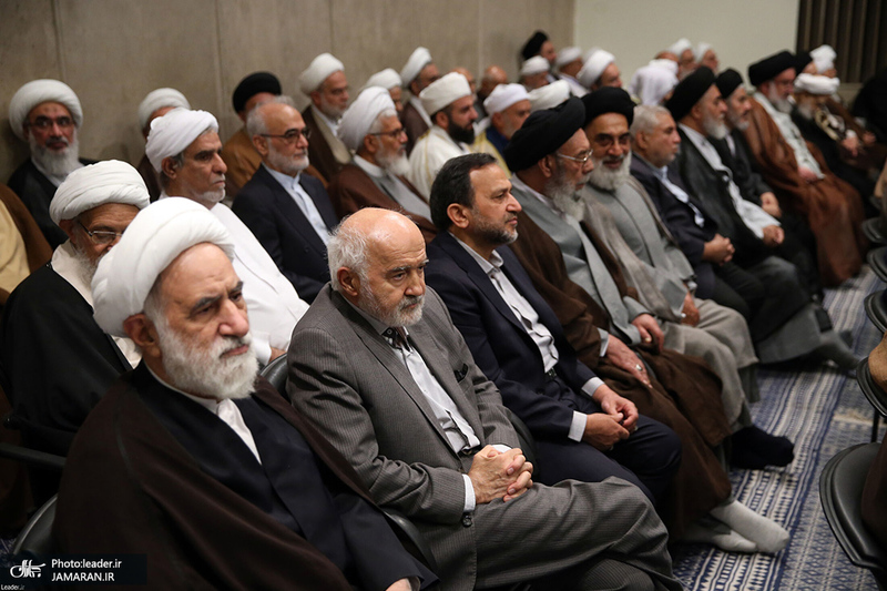 دیدار مسئولان نظام و مهمانان کنفرانس وحدت اسلامی با رهبر معظم انقلاب