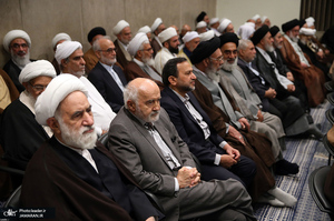 دیدار مسئولان نظام و مهمانان کنفرانس وحدت اسلامی با رهبر معظم انقلاب