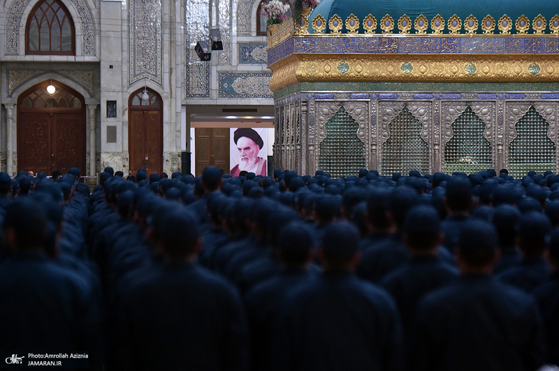 تجدید میثاق دانشجویان و فرماندهان دانشگاه افسری و تربیت پلیس امام حسن مجتبی‎‎ (ع) با آرمان حضرت امام خمینی (س)