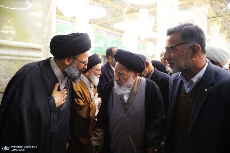 مراسم سومین سالگرد ارتحال آیت الله العظمی علوی گرگانی (ره) در مسجد اعظم قم‎