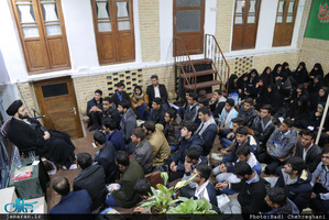 دیدار جمعی از دانشجویان استان هرمزگان با سید علی خمینی