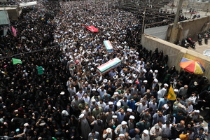 جمعه خشم و نصر و تشییع پنج شهید حمله رژیم صهیونیستی در قم