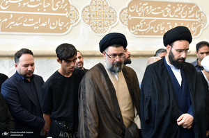 مراسم خاکسپاری پیکر مرحوم محمدعلی جماعتی (ره) در حرم امام خمینی (س)