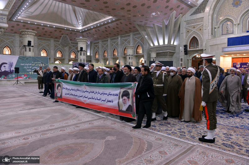 تجدید میثاق مسئولین سازمان عقیدتی سیاسی وزارت دفاع با آرمان های حضرت امام خمینی (س)