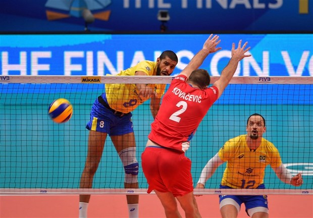 تیم والیبال برزیل با شکست صربستان راهی فینال شد
